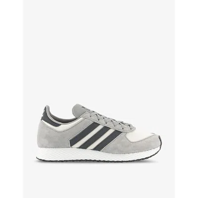 Adidas Originals Adidas Womens Grey Two Grey Five Chalk Atlanta Woven Low-top Trainers