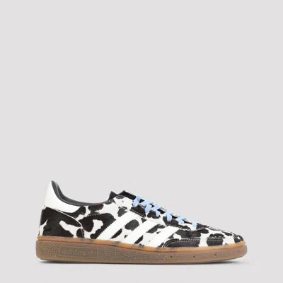 Adidas Originals Cow-print Handball Spezial Sneaker With Translucent Gum Sole In Multi