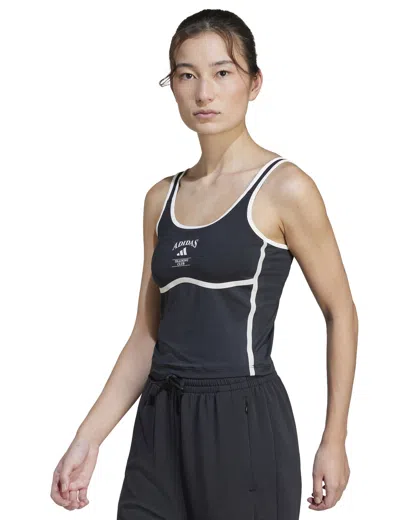 Adidas Originals Adidas Women's Heritage Tank Top With Integrated Low Support Sports Bra