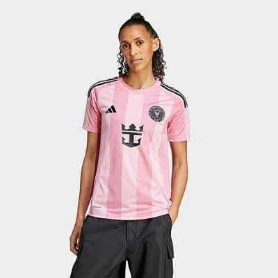 Adidas Originals Adidas Women's Inter Miami Cf 25/26 Home Jersey Shirt In Easy Pink
