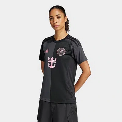 Adidas Originals Adidas Women's Inter Miami Cf 25/26 Home Jersey Shirt In Black