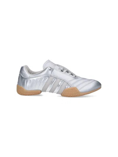 Adidas Originals Adidas Women's Leather And Rubber Sneakers In Silver