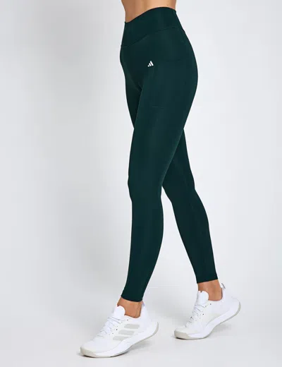 Adidas Originals Adidas Women's Optime Full-length Leggings In Green