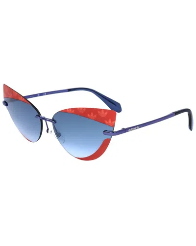 Adidas Originals Adidas Women's Or0016 64mm Sunglasses In Red