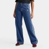 Adidas Originals Adicolor 3-stripes Denim Track Pants In Indigo Denim