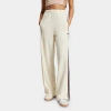 Adidas Originals Womens  Oversized Firebird Pants In Cream White/maroon