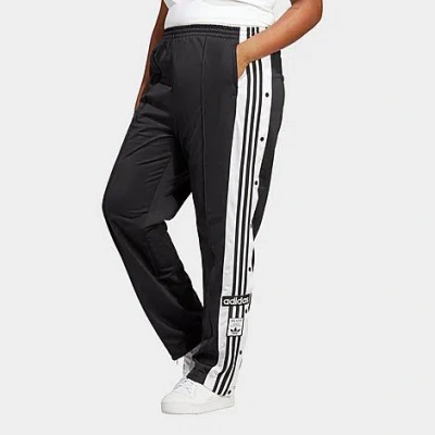 Adidas Originals Adidas Women's Originals Adicolor Classics Adibreak Snap Track Pants (plus Size) In Black 