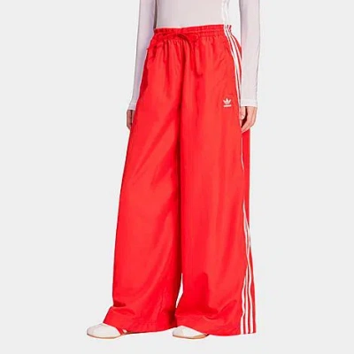 Adidas Originals Adidas Women's Originals Adilenium Season 3 Oversized Track Pants In Better Scarlet