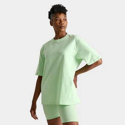 Adidas Originals Adidas Women's Originals Boyfriend T-shirt In Semi Green Spark