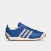 Adidas Originals Adidas Country Low Top Sneaker In Blue/off White/silver Metallic
