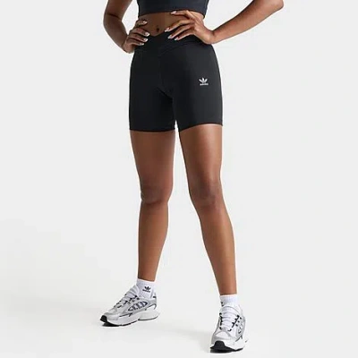 Adidas Originals Adidas Women's Originals Cross Waist Biker Shorts In Black 