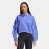 Adidas Originals Adidas Trefoil Essentials Crewneck Sweatshirt In Semi Cobalt Blue