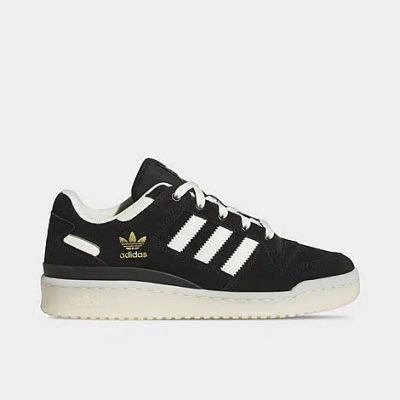 Adidas Originals Adidas Women's Originals Forum Low Classics Casual Shoes In Black/ivory/sand Strata