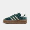 Adidas Originals Adidas Gazelle Bold Platform Sneaker In Mineral Green/putty Grey/mineral Green
