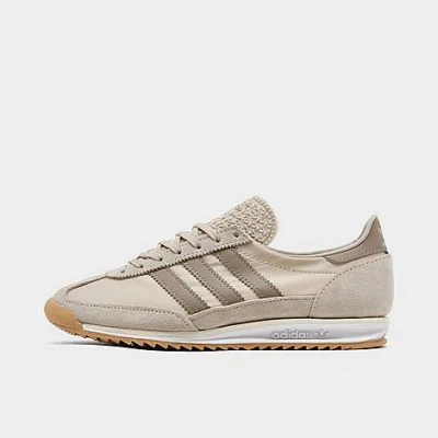 Adidas Originals Adidas Women's Originals Sl 72 Casual Shoes In Wonder Beige/chalky Brown/off White
