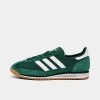 Adidas Originals Womens Collegiate Green White O Sl 72 Suede And Mesh Low-top Trainers In Multi