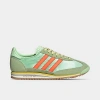 Adidas Originals Adidas Sl 72 Sneaker In Semi Green Spark/solar Orange/off White