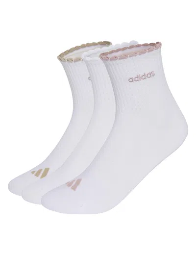 Adidas Originals Adidas Women's Quarter Sock 3 Pair Pack In White