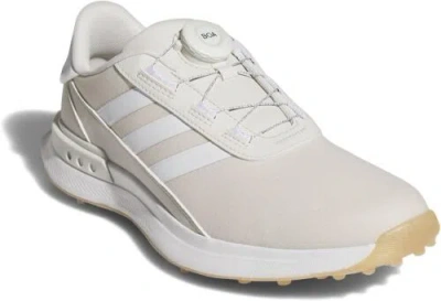 Pre-owned Adidas Originals Adidas Women's S2g Spikeless Boa 24 Golf Shoes In Orbit Grey/footwear White/gold Metallic