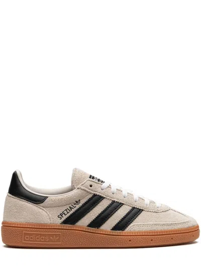 Adidas Originals Adidas Women's Suede Sneaker With Contrast Lettering And Logo In Beige