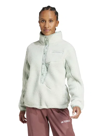 Adidas Originals Adidas Women's Terrex Xploric High Pile Fleece Pullover Sweatshirt