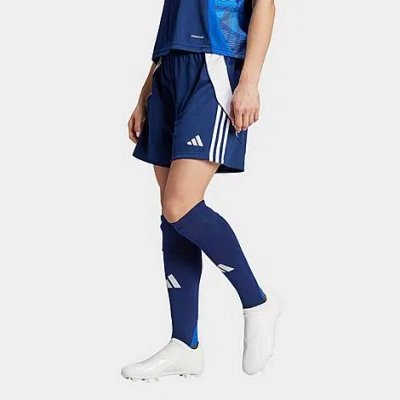 Adidas Originals Adidas Women's Tiro 24 Soccer Shorts In Team Navy Blue 2/white