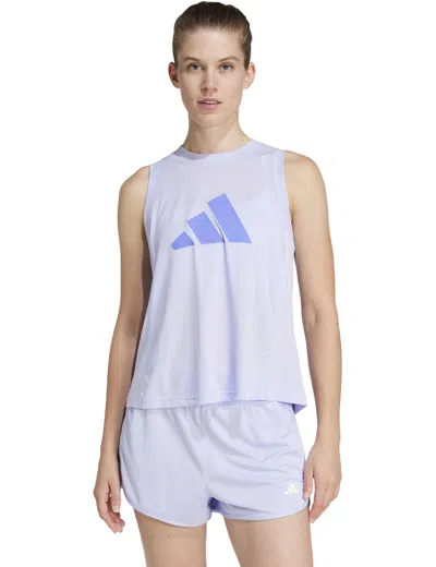Adidas Originals Adidas Women's Train Essentials Big Performance Logo Training Tank Top In Blue