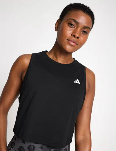 Adidas Originals Adidas Women's Train Essentials Boxy Workout Tank Top In Black