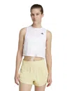 Adidas Originals Adidas Women's Train Essentials Boxy Workout Tank Top In White