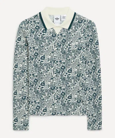 Adidas Originals Adidas Women's X Liberty London Aop Long-sleeve Top In Multi