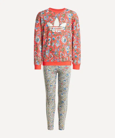 Adidas Originals Adidas Women's X Liberty London Crew Leggings Set In Multi