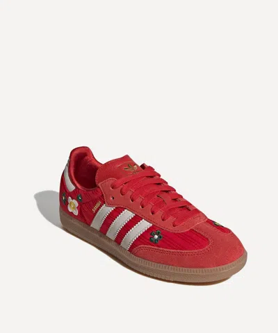 Adidas Originals Adidas Women's X Liberty London Samba Og Shoes In Red