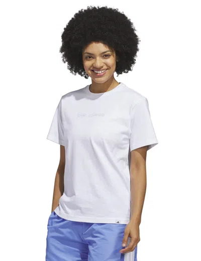 Adidas Originals Adidas Women's Yay Sports Graphic T-shirt In White