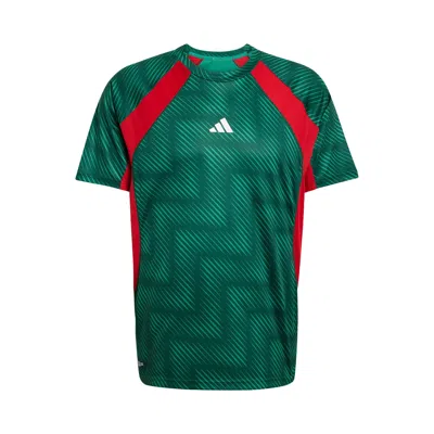 Pre-owned Adidas Originals Adidas Workout Tech Apparel T-shirt Fifa World Cup 26 'team Dark Green/better Scarlet/black' | Men's