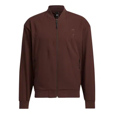 Adidas Originals Adidas Wuji Comm Woven Jacket 'copper' In Burgundy