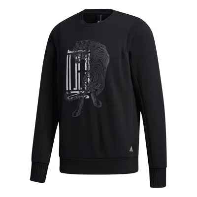 Adidas Originals Adidas Wuji Graphic Sweatshirt 'black White'