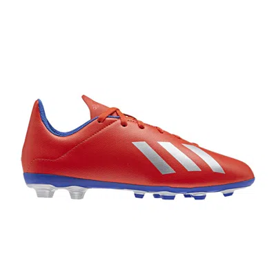 Pre-owned Adidas Originals Adidas X 18.3 Fg J 'active Red' | Kid's Size 2