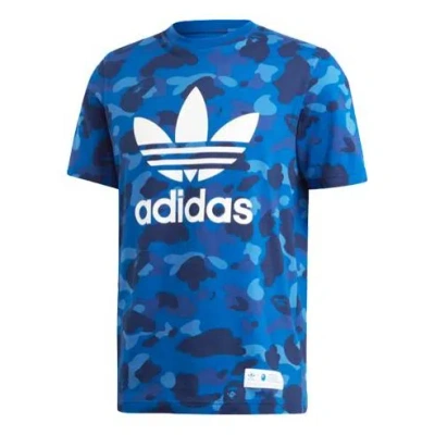Adidas Originals Adidas X A Bathing Ape Adicolor Camo T-shirt 'blue'