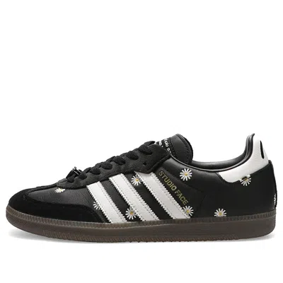 Adidas Originals Adidas X Atmos X Face Samba Og 'embroidered Daisies' In Black