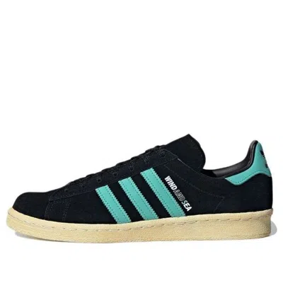 Adidas Originals Adidas X Atmos X Wind And Sea Campus 80s 'black Blue'