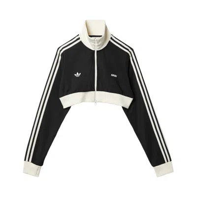 Pre-owned Adidas Originals Adidas X Avavav Cropped Track Top 'black' | Women's Size Xl