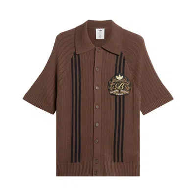 Pre-owned Adidas Originals Adidas X Blondey Ferrero Cardigan 'brown/black'