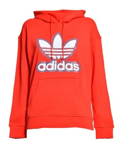 Adidas Originals Adidas X Caban Romantic Embellished Hoodie In Orange