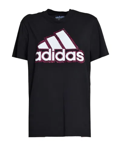 Adidas Originals Adidas X Caban Romantic Logo Embellished T-shirt In Black