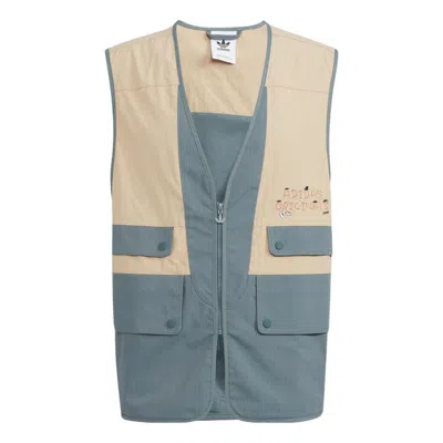 Adidas Originals Adidas X Charr Vest 'blue Khaki' In Multi