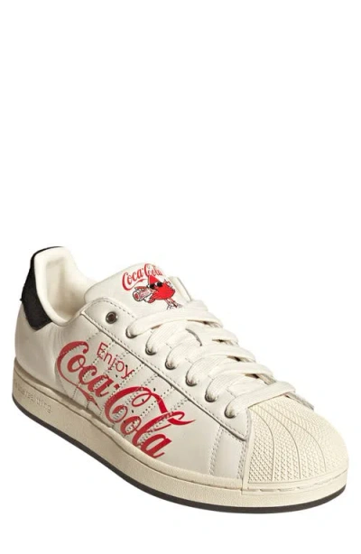 Adidas Originals Adidas X Coca-cola Superstar Ii Sneaker In White