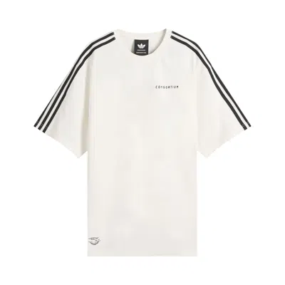Pre-owned Adidas Originals Adidas X Consortium T-shirt 'chalk White' | Men's Size L