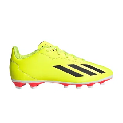 Pre-owned Adidas Originals Adidas X Crazyfast Club Fxg K 'solar Energy Pack' | Yellow | Kid's Size 5.5