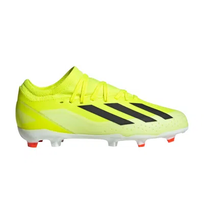 Pre-owned Adidas Originals Adidas X Crazyfast League Fg J 'solar Energy Pack' | Yellow | Kid's Size 5.5
