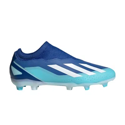 Pre-owned Adidas Originals Adidas X Crazyfast.3 Laceless Fg J 'marinerush Pack' | Blue | Kid's Size 6